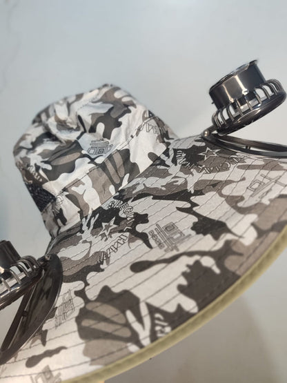 Sombrero Solar Turbo fresh.  con Ventiladores Integrados